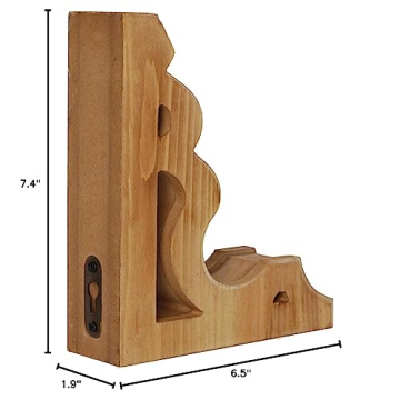 Rustic Distressed Wood Corbels for Farmhouse Decor