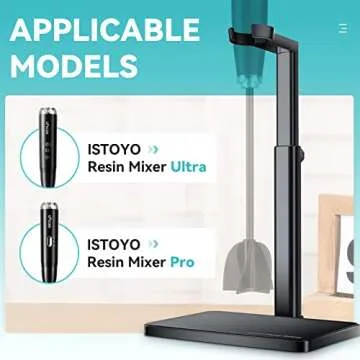 ISTOYO Premium Resin Mixer Stand, Applicate for Resin Mixer Pro&Ultra, Free Your Hands from Epoxy Resin Mixing, Resin Molds, Silicone Molds Mixing, DIY Crafts