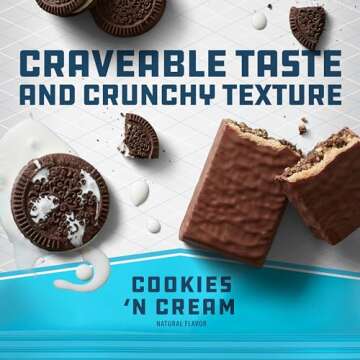 CLIF Builders Cookies 'n Cream Protein Bars - 20g Protein