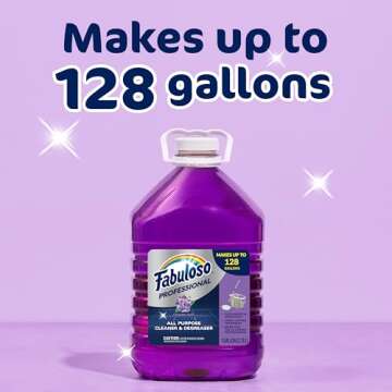 Fabuloso Professional All Purpose Cleaner & Degreaser - Lavender, 1 Gallon (Pack of 1)