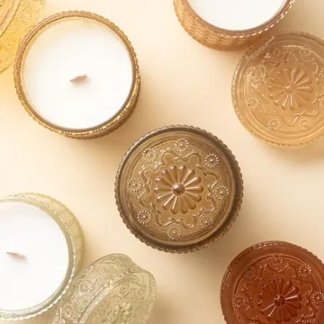 Luxurious Amber Candle by La Jolie Muse | 90-hour Burn