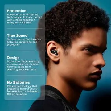 Concert Ear Plugs High Fidelity – Live Event Hearing Protection