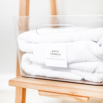 Minimalist Waterproof Bathroom Labels for Organizing