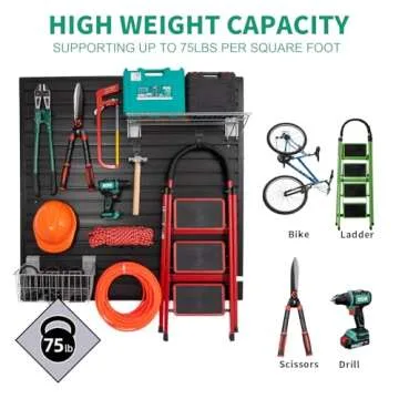 Durable Slatwall Panels for Garage Organization Solutions