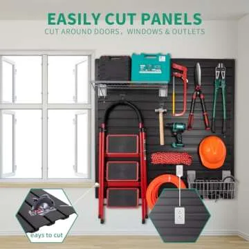 Durable Slatwall Panels for Garage Organization Solutions