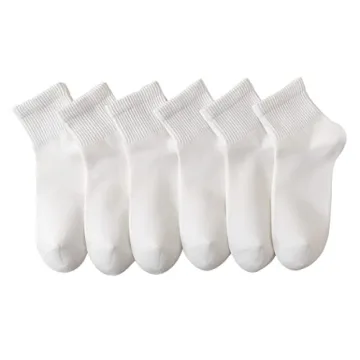 MAGIARTE Womens Mini Crew Ankle Socks Pure Cotton Athletic Casual Hiking Running Socks for Women 6-P...