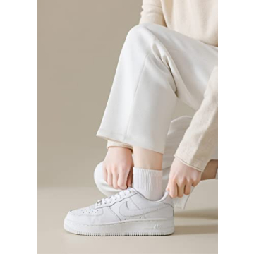 MAGIARTE Womens Cotton Mini Crew Ankle Socks for Comfort