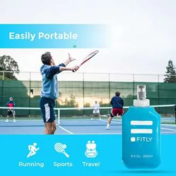 FITLY Soft Flask 8.5 oz - Perfect Portable Hydration