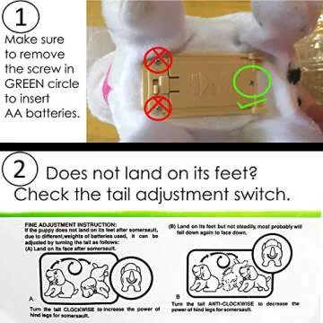 Haktoys Flip Over Puppy Toy for Kids Who Love Pets