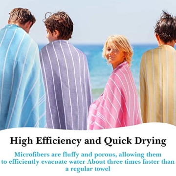 Mixweer 12 Pack Turkish Beach Towels Set Quick Dry Lightweight