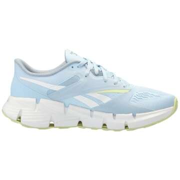 Reebok Women's Zig Dynamica 5 Sneaker, Soft Blue/Soft Slate/Chalk, 9