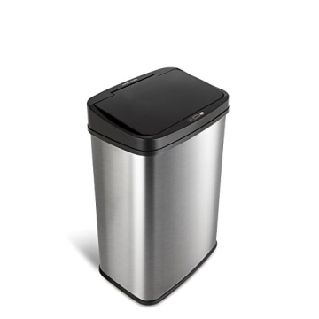 Ninestars Automatic Touchless Motion Sensor Trash Can 13 Gal
