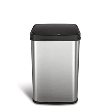 Ninestars Automatic Touchless Motion Sensor Trash Can 13 Gal