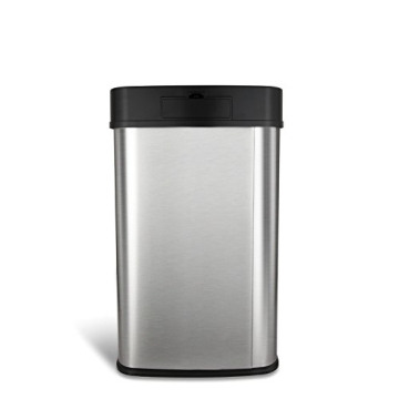 Ninestars Automatic Touchless Motion Sensor Trash Can 13 Gal