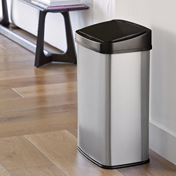 Ninestars Automatic Touchless Motion Sensor Trash Can 13 Gal