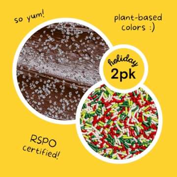 Supernatural Christmas Sprinkles Set - Vegan & Dye-Free