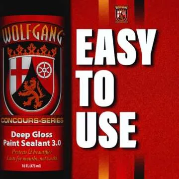 Wolfgang Deep Gloss Paint Sealant 16 fl oz – Intense Gloss & Durable Protection – Easy to Apply – Hydrophobic, Long Lasting (WG-5500)