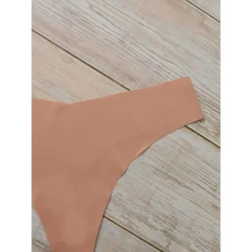 MakeMeChic Women's 4 Pack Seamless No Show Bra Set