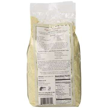 Gold Mine Yellow Corn Masa Harina - USDA Organic - Macrobiotic, Vegan, Kosher and Gluten Free Flour for Healthy Mexican Dishes - 2 LBS