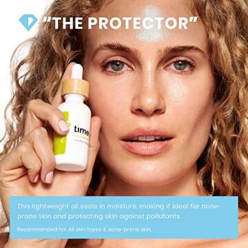 Timeless Skin Care Squalane Oil 100% Pure - Plant-Based Face Oil for Skin Moisturizer - Fragrance-Fr...