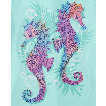 Kids Hawaiian Animals Graphic T-Shirts 4-Pack