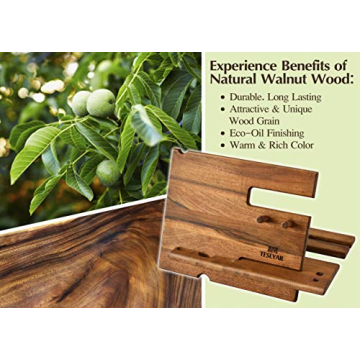 Elegant Walnut Wood Docking Station for Men Gifts Online