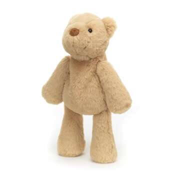 Jellycat Smudge Bear Stuffed Animal, Medium 9.5 inches - Teddy Bear Plush Toy - Classic Children's Gift