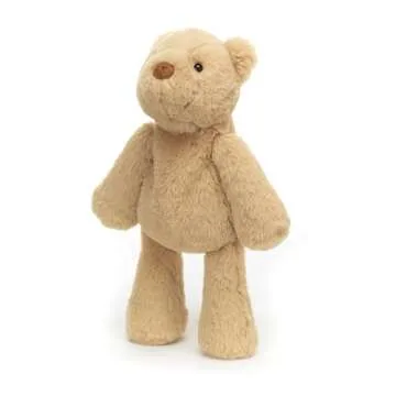Jellycat Smudge Bear Stuffed Animal, Medium 9.5 inches - Teddy Bear Plush Toy - Classic Children's Gift