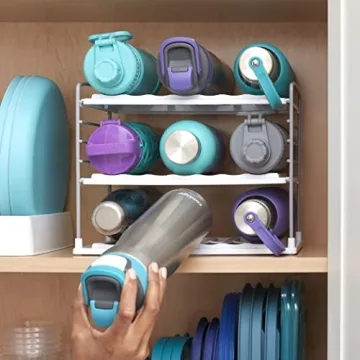 YouCopia UpSpace Water Bottle Organizer for Easy Kitchen Storage