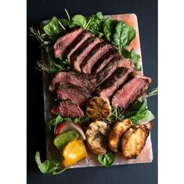 Spantik Himalayan Salt Block Cooking Plate 12 x 8 x 1.5 Inch for Cooking Grilling Cutting and Serving Food Grade Rock Salt Stone Unique Gifts for Smoker Griller Men Women Fathers & Cooks