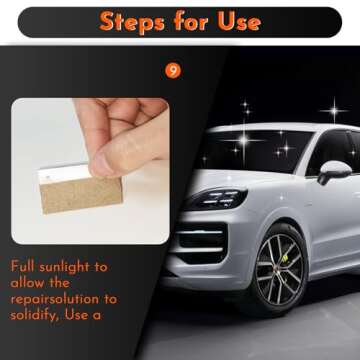 LOMEEN Windshield Repair Kit 2 Pack,High - New Upgrade Efficiency Glass Repair Fluid,Car Glass Repair Kit Windshield for Fixing Chips,Cracks, Bulls-Eye and Star-Shape Cack