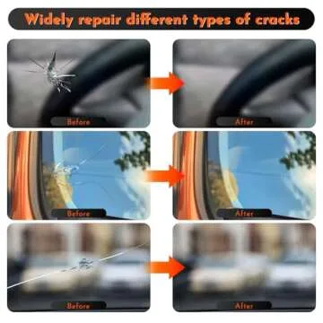 LOMEEN Windshield Repair Kit 2 Pack for Easy Glass Repairs