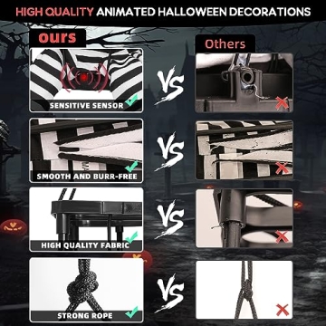 Animated Halloween Ghost Decorations for Spooky Parties