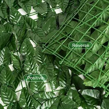 Artificial Ivy Privacy Fence Wall Screen, DearHouse 118x39.35in Artificial Hedges Fence and Faux Ivy Vine Leaf Decoration for Outdoor Decor, Garden