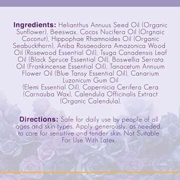 Vulva Balm & Organic Vaginal Moisturizer for Women: Natural Vulva Moisturizer & Vulva Cream for Dryness on Intimate Skin - NON Estrogen Cream - Perfect for Menopause & Shaving Rash Relief