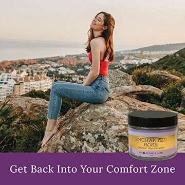 Vulva Balm & Organic Vaginal Moisturizer for Women: Natural Vulva Moisturizer & Vulva Cream for Dryness on Intimate Skin - NON Estrogen Cream - Perfect for Menopause & Shaving Rash Relief