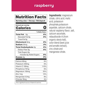 Ultima Electrolyte Hydration Mix - Raspberry Drink Packs