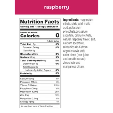 Ultima Electrolyte Hydration Mix - Raspberry Drink Packs