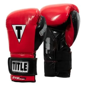 TITLE Boxing Gel Glory Super Bag Gloves 2.0 - Red/Black