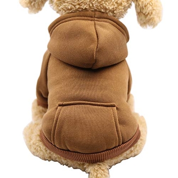 Warm Jecikelon Dog Hoodie for Small Dogs - Stylish & Cozy