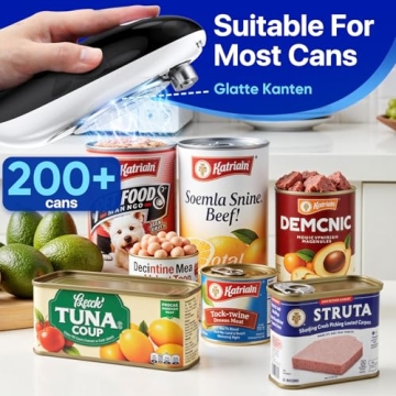 Effortless Electric Can Opener Designed for Seniors and Everyday Kitchen Use