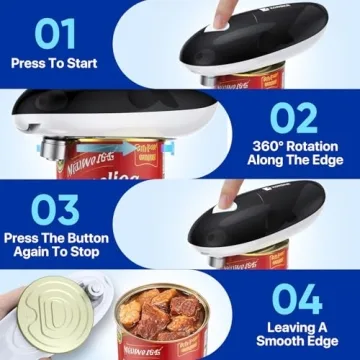 Electric Can Opener - Effortless Kitchen Gadget for Seniors