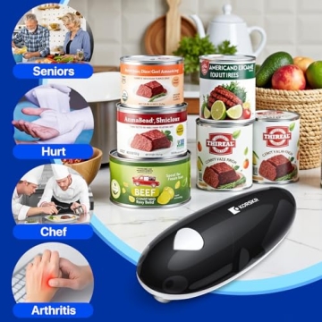 Electric Can Opener - Effortless Kitchen Gadget for Seniors