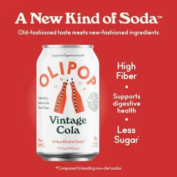 Health-Conscious Olipop Vintage Cola Soda - 12 Pack