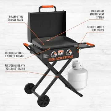 Versatile Blackstone 22" Portable Griddle - Perfect for Outdoor Cooking