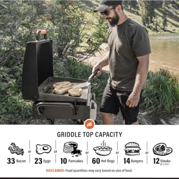 Versatile Blackstone 22" Portable Griddle - Perfect for Outdoor Cooking