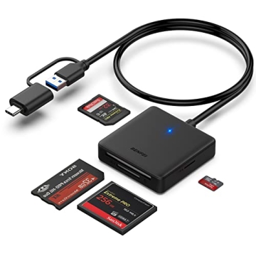BENFEI 4in1 USB Card Reader for Fast Data Transfer