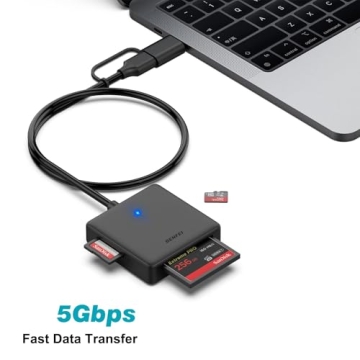 BENFEI 4in1 USB Card Reader for Fast Data Transfer