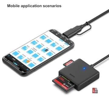 BENFEI 4in1 USB Card Reader for Fast Data Transfer