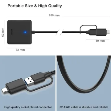 BENFEI 4in1 USB Card Reader for Fast Data Transfer